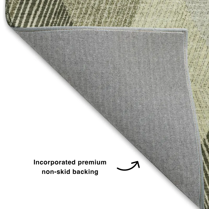 Luxury Washable Indoor/Outdoor The Reserve Fern 10\' x 14\' Rug