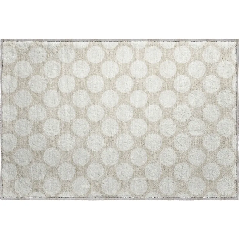 Luxury Washable Indoor/Outdoor The Reserve Beige 1\'8\" x 2\'6\" Rug