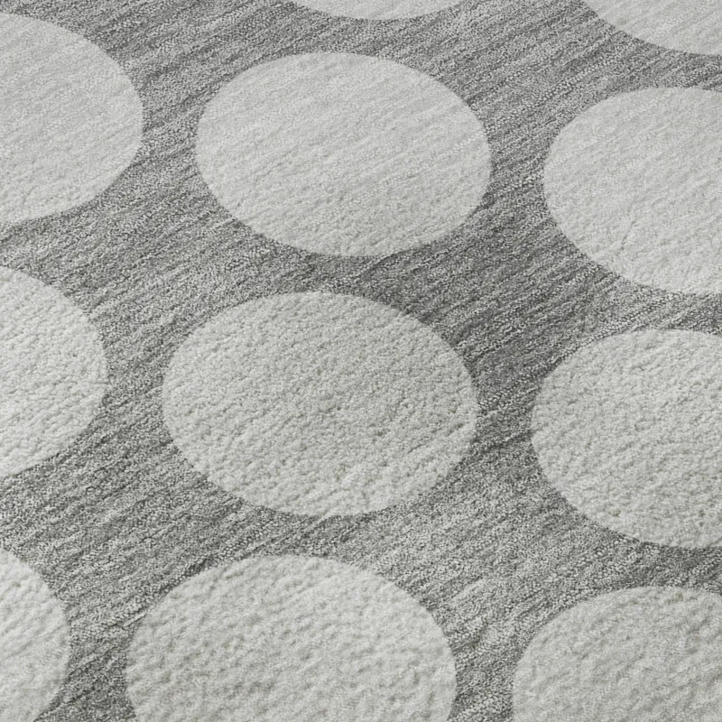 Luxury Washable Indoor/Outdoor The Reserve Gray 2\'6\" x 3\'10\" Rug