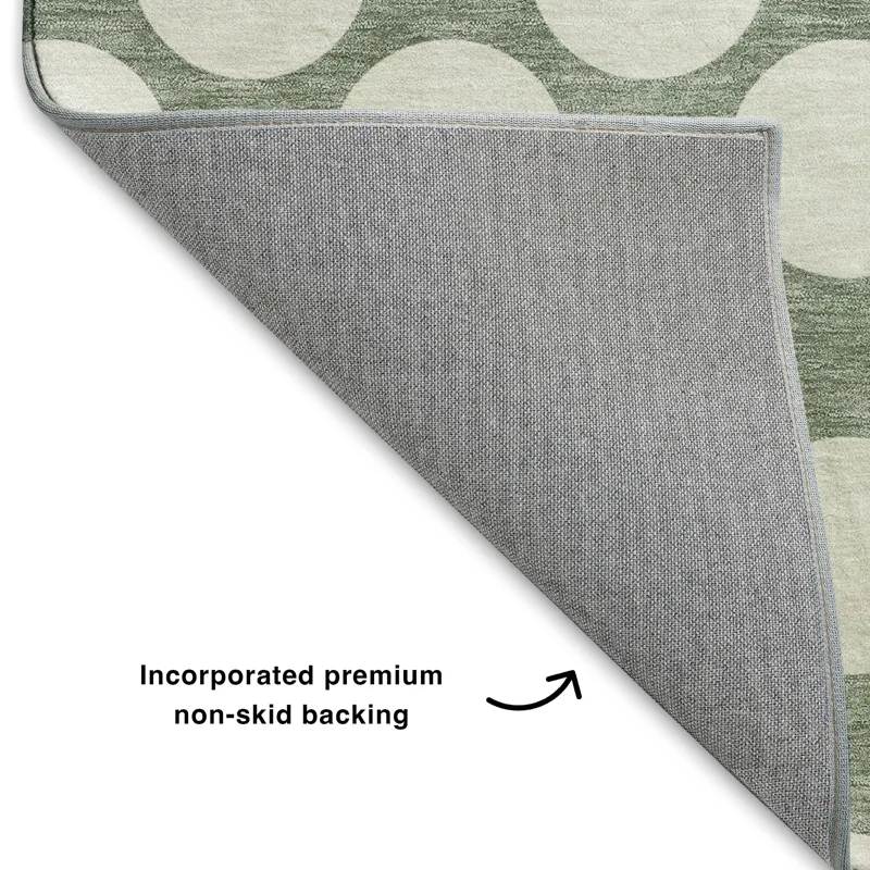 Luxury Washable Indoor/Outdoor The Reserve Sage 2\'6\" x 3\'10\" Rug