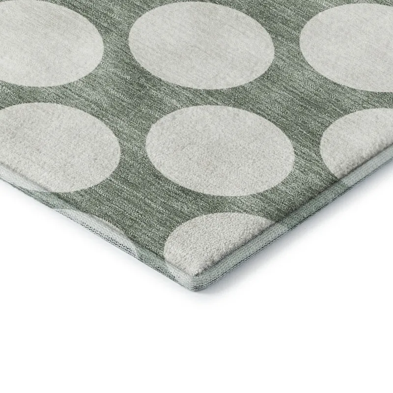 Luxury Washable Indoor/Outdoor The Reserve Sage 2\'6\" x 3\'10\" Rug