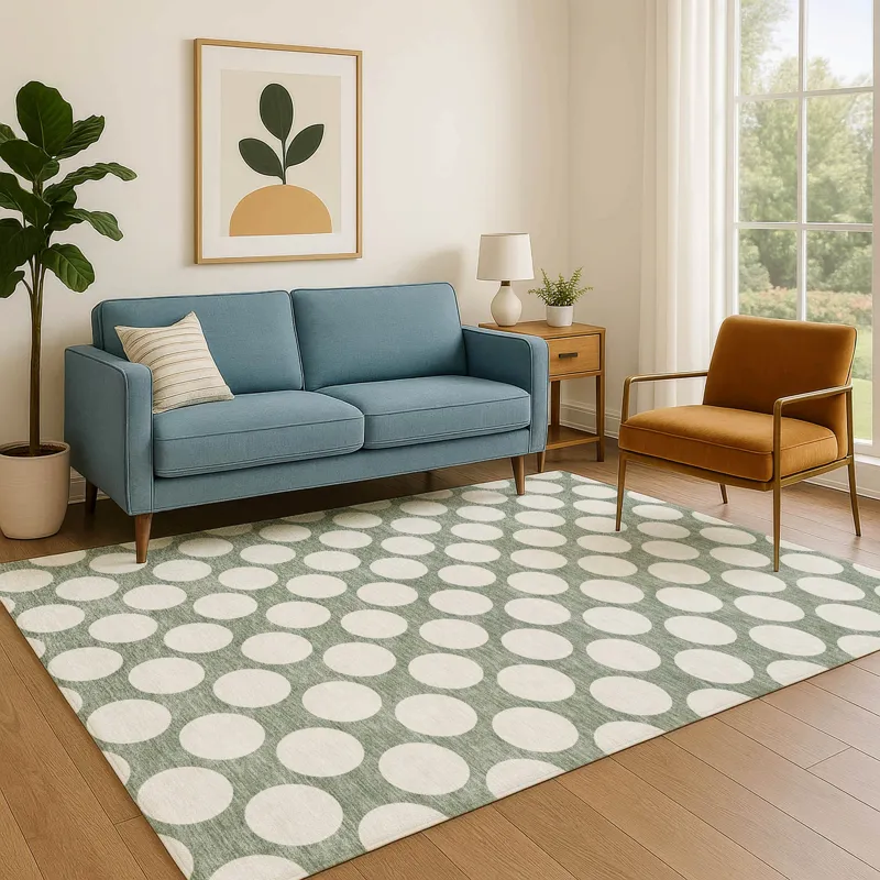 Luxury Washable Indoor/Outdoor The Reserve Sage 2\'6\" x 3\'10\" Rug