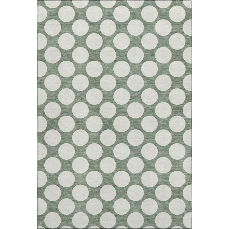 Luxury Washable Indoor/Outdoor The Reserve Sage 2\'6\" x 3\'10\" Rug