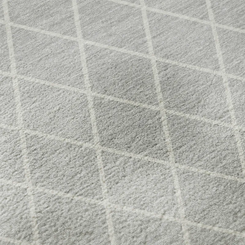 Luxury Washable Indoor/Outdoor The Reserve Silver 9\' x 12\' Rug