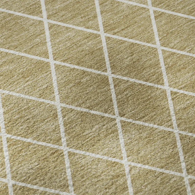 Luxury Washable Indoor/Outdoor The Reserve Walnut 5\' x 7\'6\" Rug