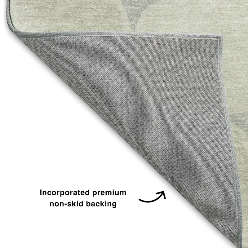 Luxury Washable Indoor/Outdoor The Reserve Gray 10\' x 14\' Rug
