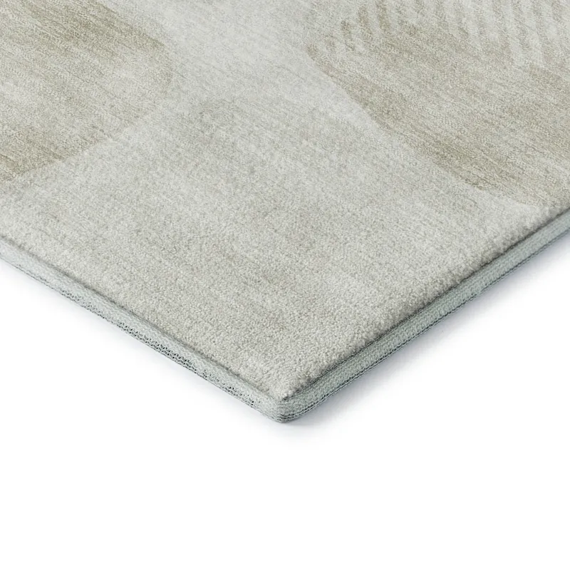 Luxury Washable Indoor/Outdoor The Reserve Ivory 8\' x 10\' Rug