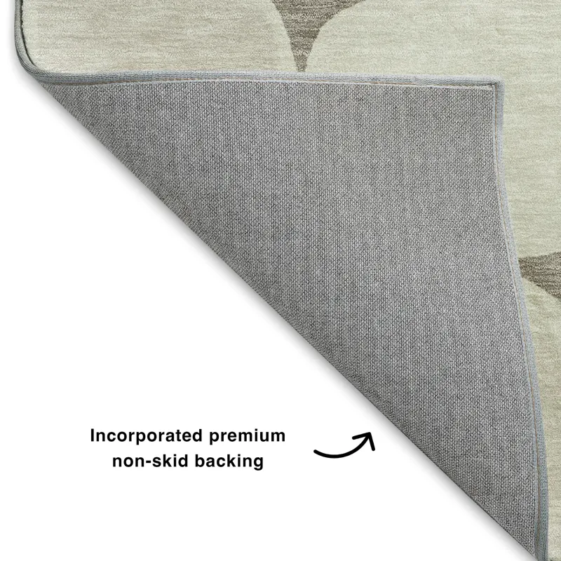 Luxury Washable Indoor/Outdoor The Reserve Taupe 10\' x 14\' Rug