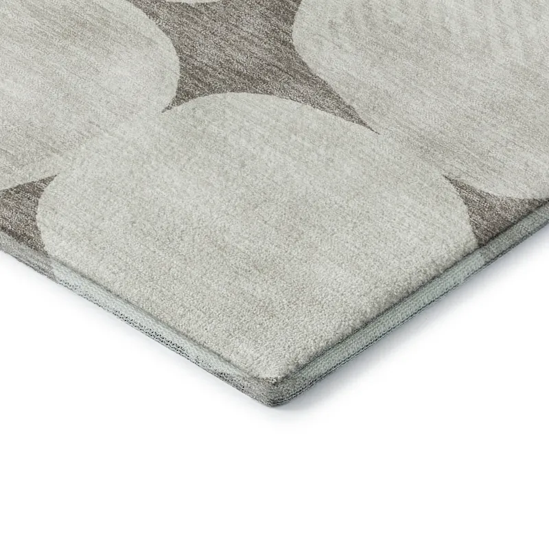 Luxury Washable Indoor/Outdoor The Reserve Taupe 10\' x 14\' Rug