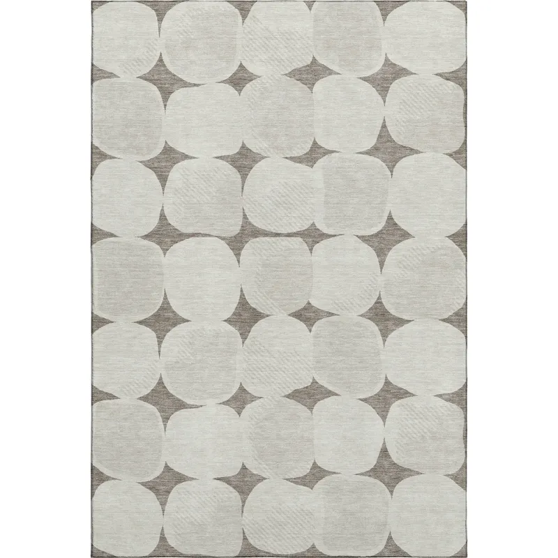 Luxury Washable Indoor/Outdoor The Reserve Taupe 10\' x 14\' Rug