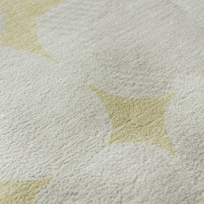 Luxury Washable Indoor/Outdoor The Reserve Wheat 5\' x 7\'6\" Rug