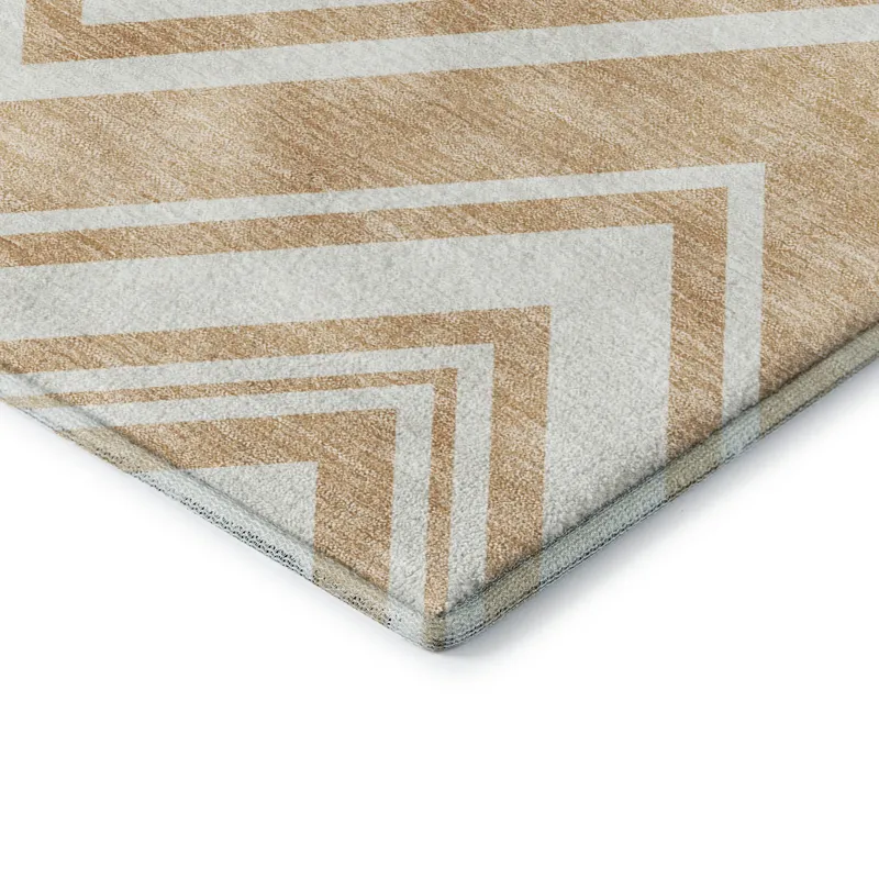 Luxury Washable Indoor/Outdoor The Reserve Peach 9\' x 12\' Rug