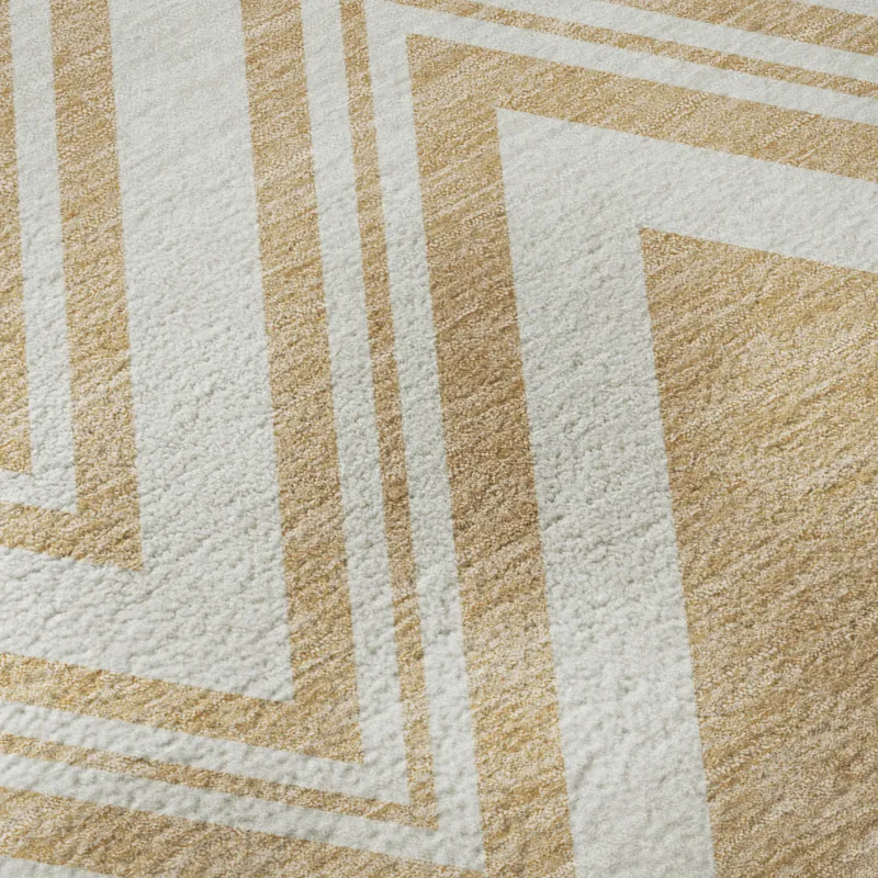 Luxury Washable Indoor/Outdoor The Reserve Peach 9\' x 12\' Rug