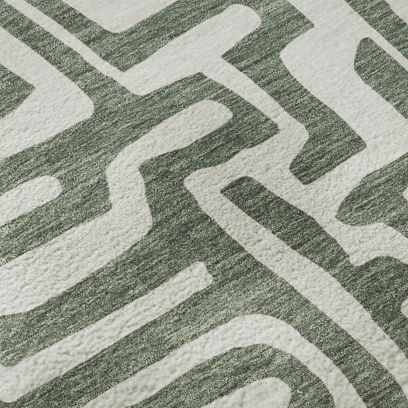 Luxury Washable Indoor/Outdoor The Reserve Basil 2\'6\" x 3\'10\" Rug