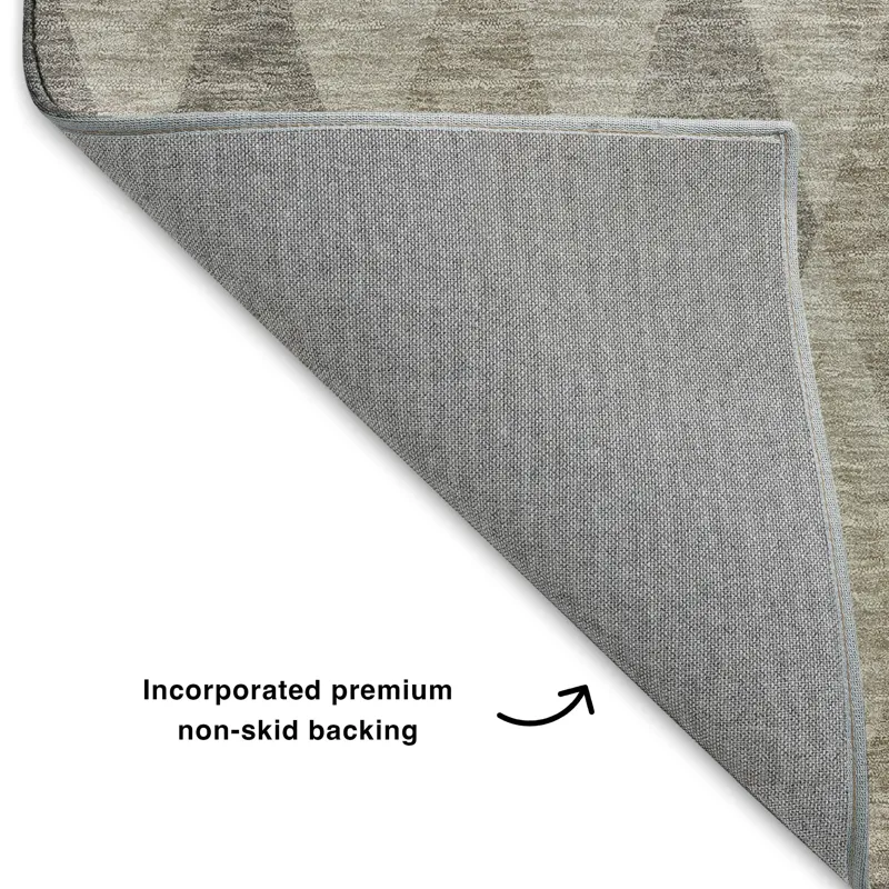 Luxury Washable Indoor/Outdoor The Reserve Beige 9\' x 12\' Rug