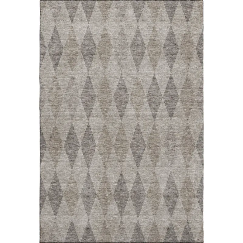 Luxury Washable Indoor/Outdoor The Reserve Beige 9\' x 12\' Rug