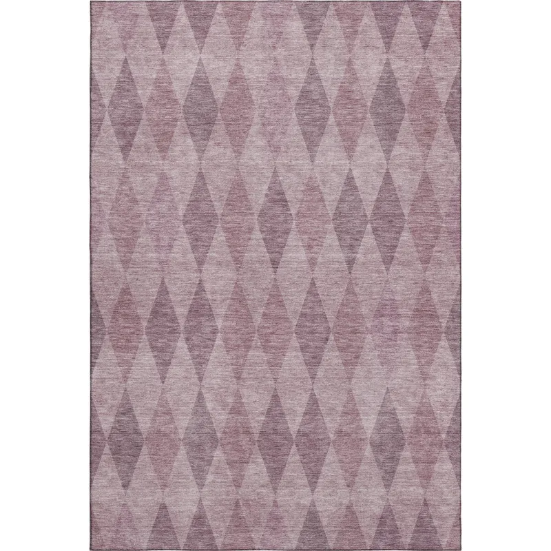 Luxury Washable Indoor/Outdoor The Reserve Blush 8\' x 10\' Rug