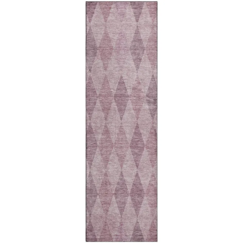 Luxury Washable Indoor/Outdoor The Reserve Blush 2\'3\" x 7\'6\" Runner Rug