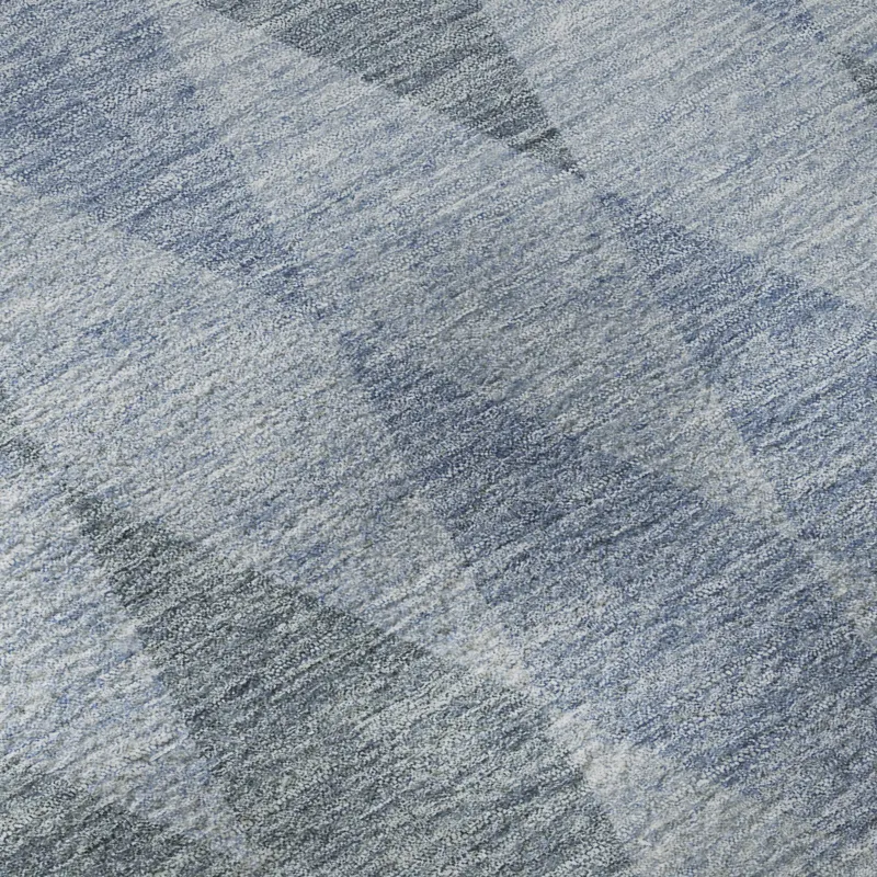 Luxury Washable Indoor/Outdoor The Reserve Denim 10\' x 14\' Rug