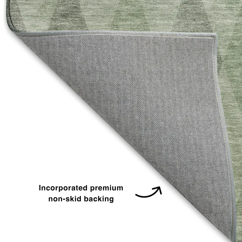 Luxury Washable Indoor/Outdoor The Reserve Fern 10\' x 14\' Rug