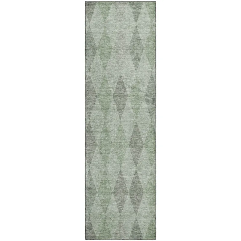 Luxury Washable Indoor/Outdoor The Reserve Fern 2\'3\" x 7\'6\" Runner Rug