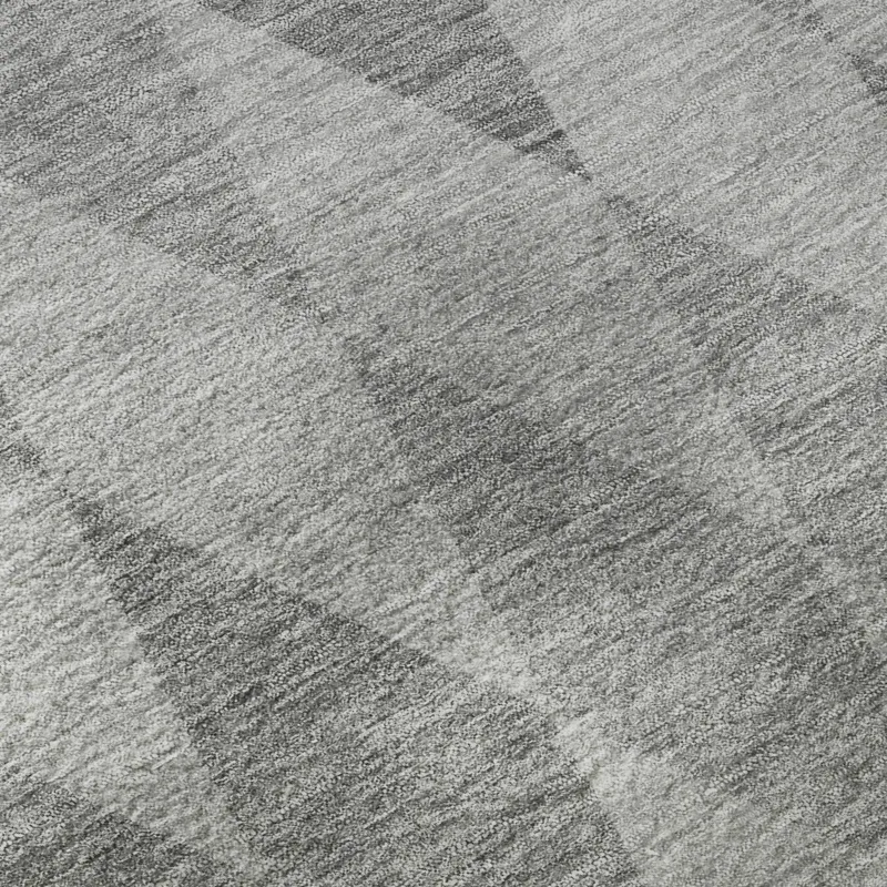 Luxury Washable Indoor/Outdoor The Reserve Gray 2\'6\" x 3\'10\" Rug