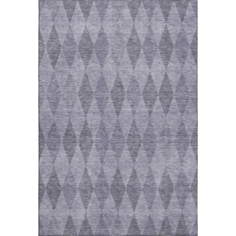 Luxury Washable Indoor/Outdoor The Reserve Lavender 9\' x 12\' Rug