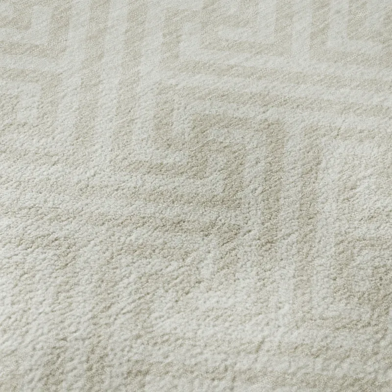 Luxury Washable Indoor/Outdoor The Reserve Beige 9\' x 12\' Rug