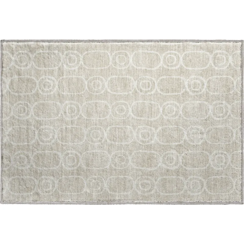 Luxury Washable Indoor/Outdoor The Reserve Beige 1\'8\" x 2\'6\" Rug