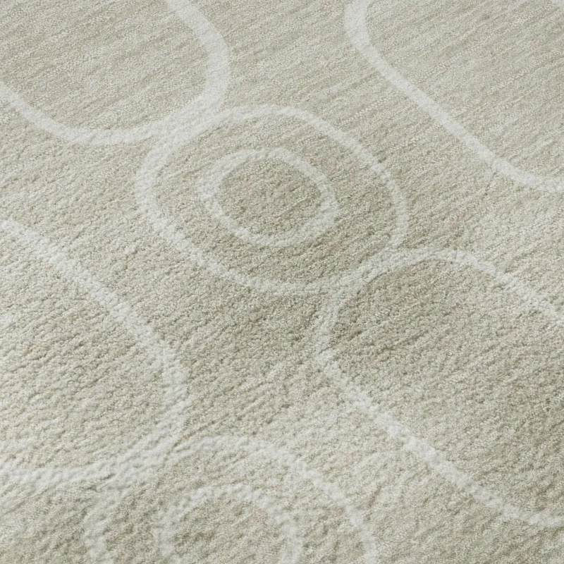 Luxury Washable Indoor/Outdoor The Reserve Beige 5\' x 7\'6\" Rug
