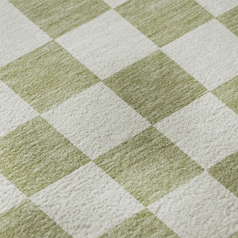 Luxury Washable Indoor/Outdoor The Reserve Aloe 2\'3\" x 7\'6\" Runner Rug
