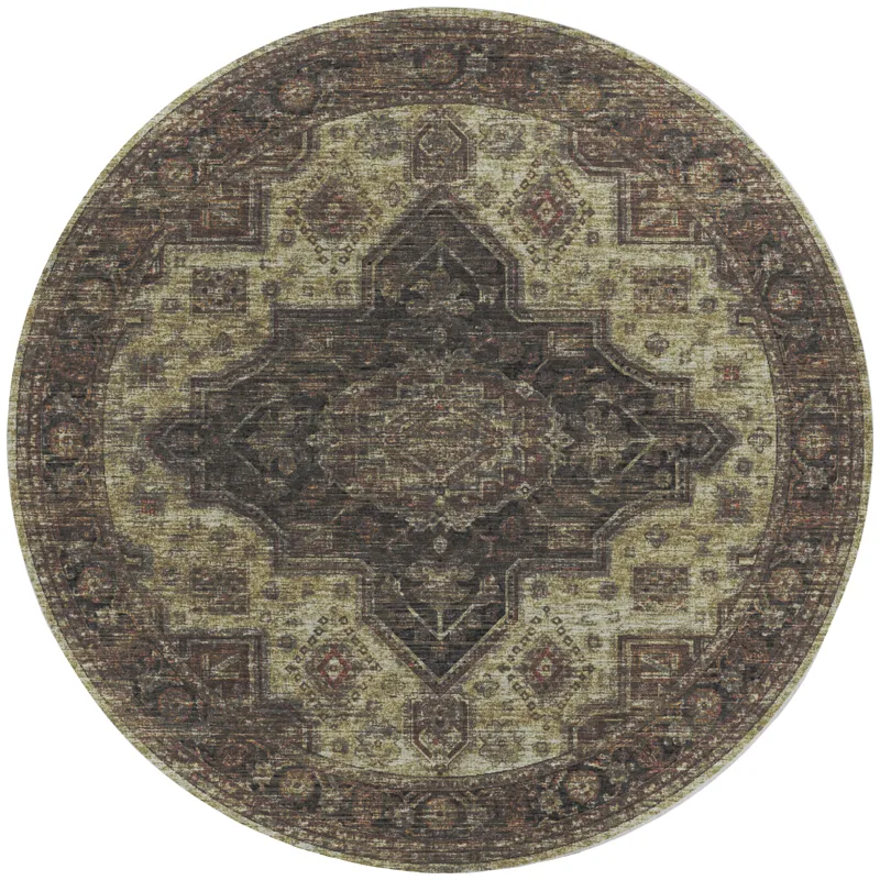 Tuscany Beige 10\' x 10\' Round Rug