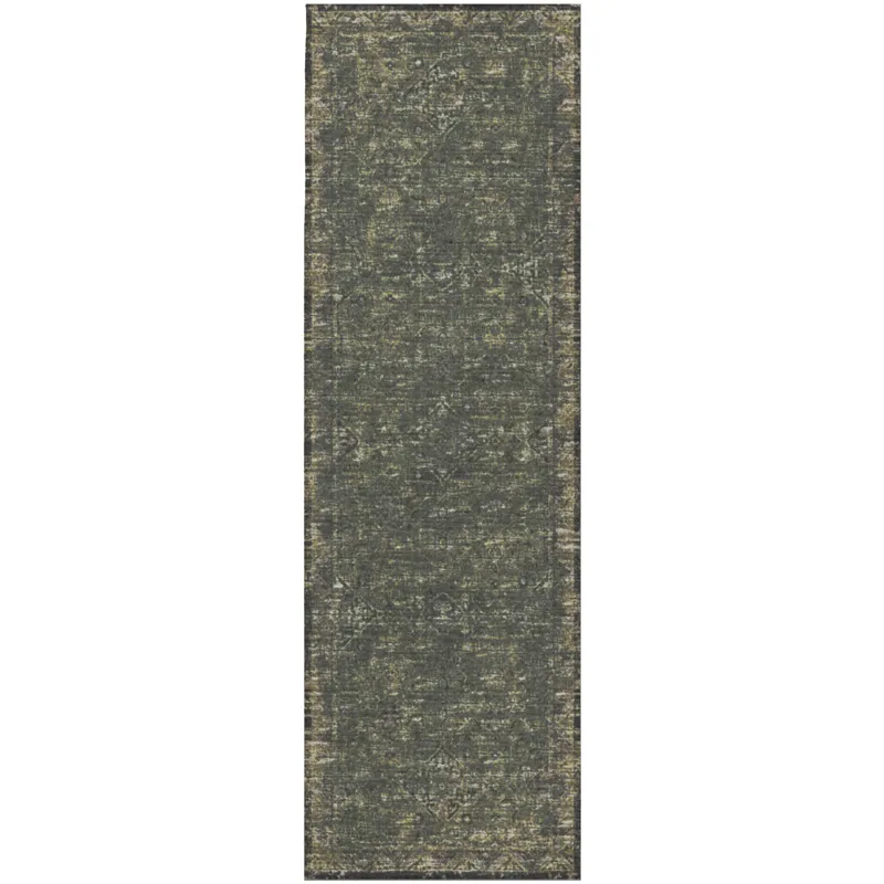 Tuscany Green 2\'6\" x 8\' Runner Rug