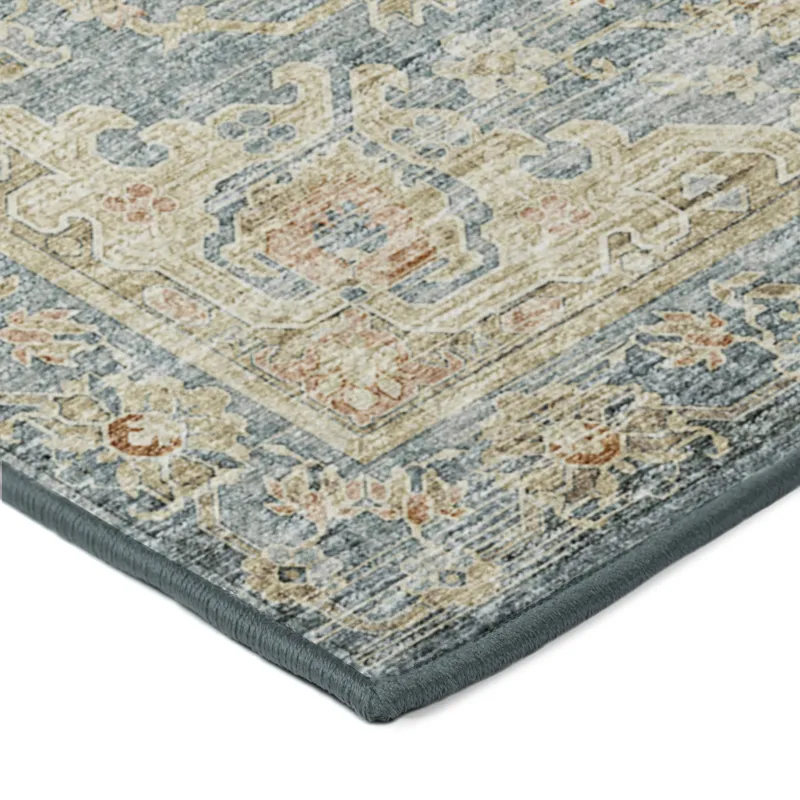 Tuscany Teal 2\'6\" x 12\' Runner Rug