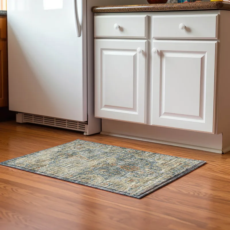 Tuscany Teal 1\'8\" x 2\'6\" Rug
