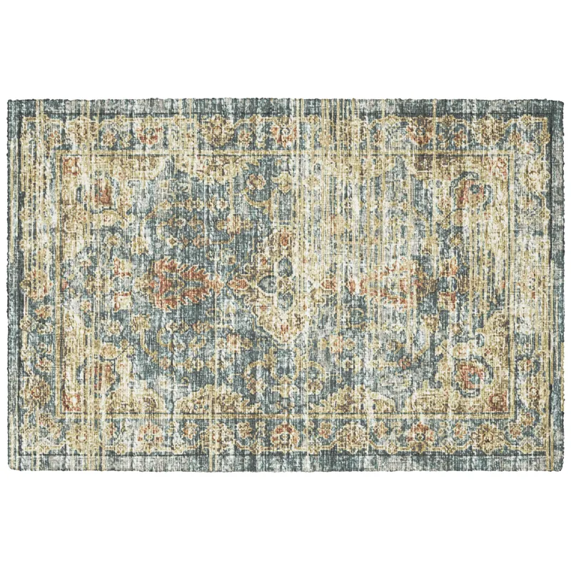Tuscany Teal 1\'8\" x 2\'6\" Rug