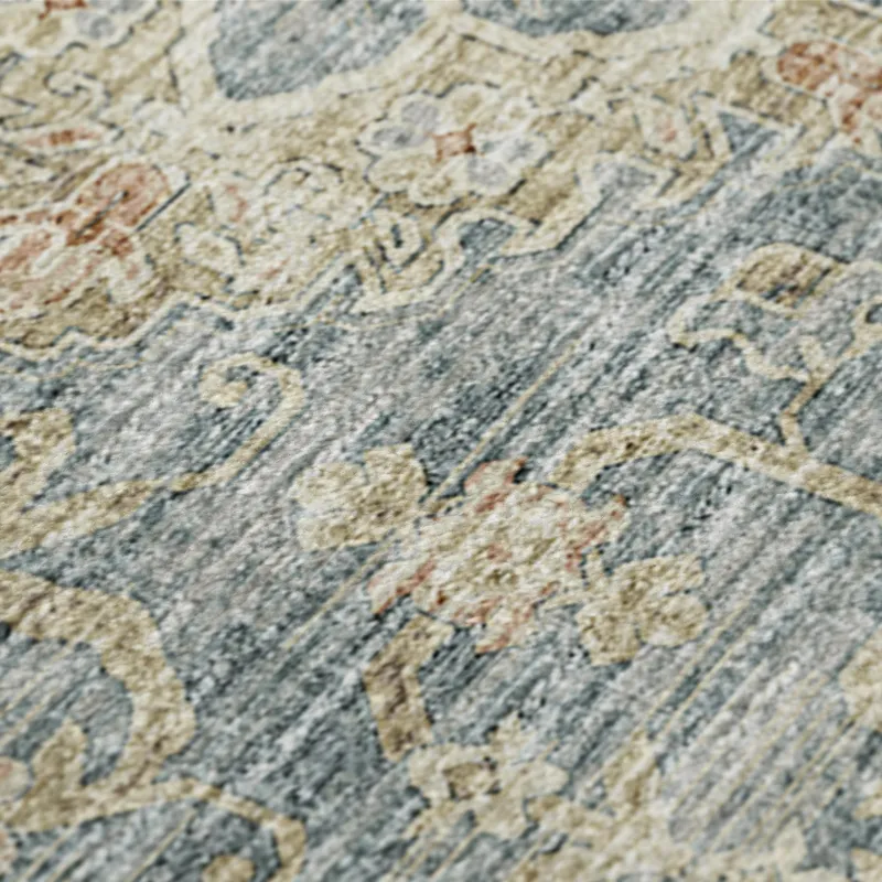 Tuscany Teal 2\'6\" x 12\' Runner Rug