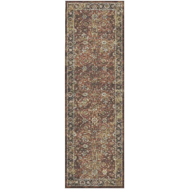 Tuscany Paprika 2\'6\" x 10\' Runner Rug
