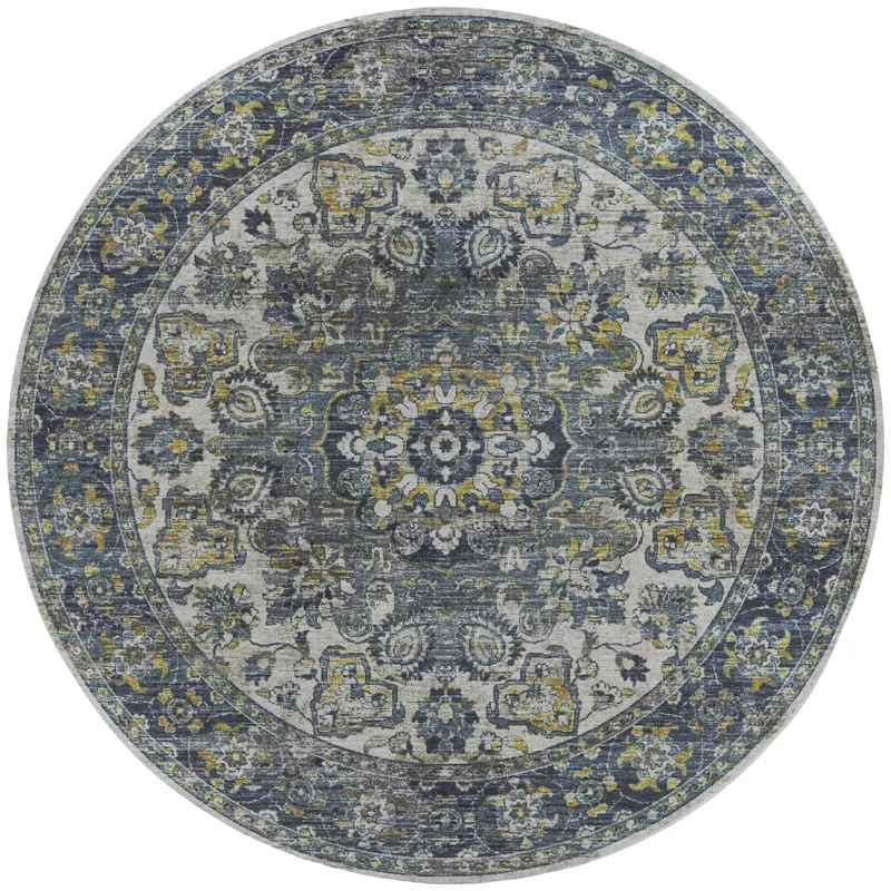 Tuscany Silver 10\' x 10\' Round Rug