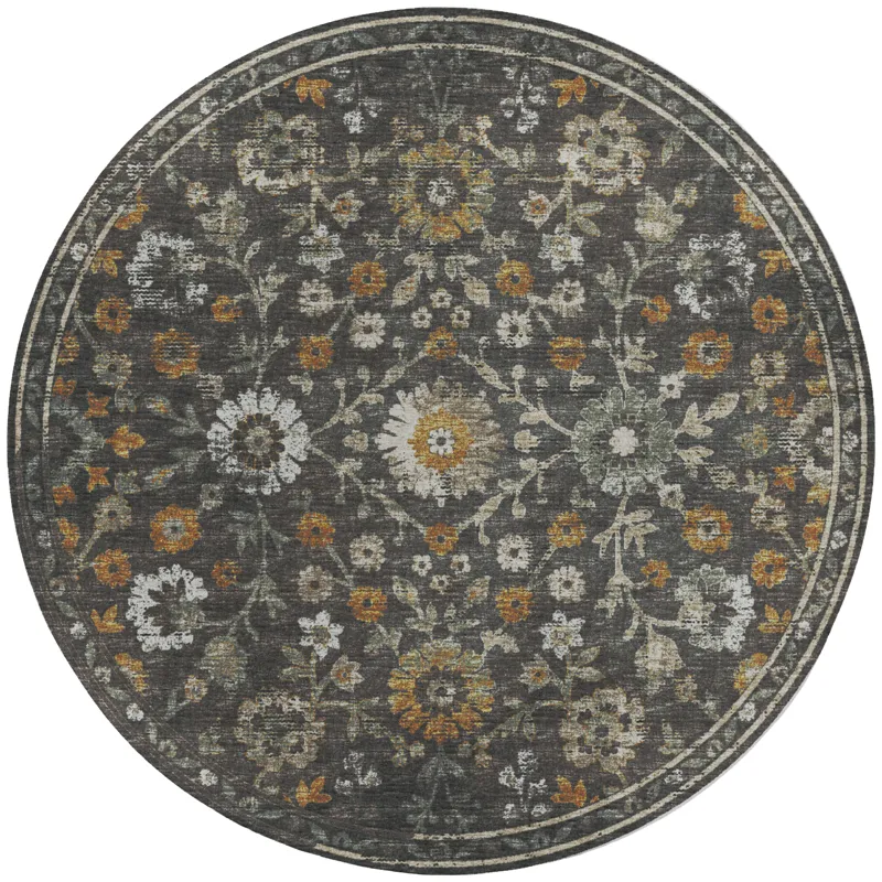 Tuscany Gray 6\' x 6\' Round Rug