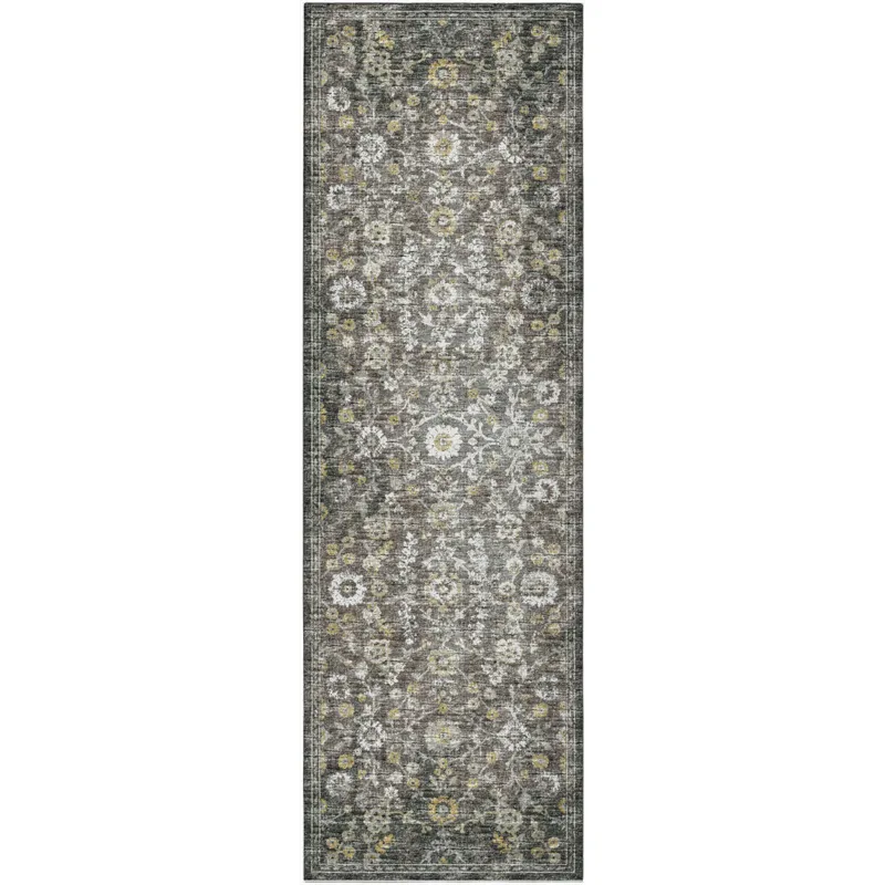 Tuscany Gray 2\'6\" x 12\' Runner Rug
