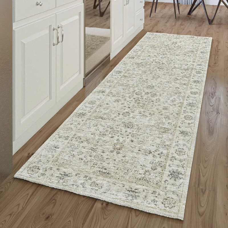 Tuscany Ivory 2\'6\" x 10\' Runner Rug
