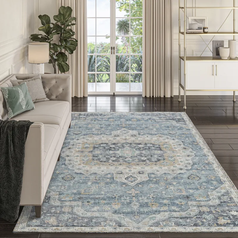Tuscany Blue 3\' x 5\' Rug