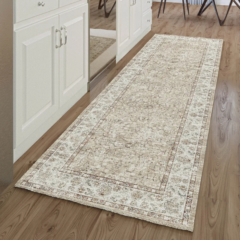 Tuscany Taupe 2\'6\" x 8\' Runner Rug