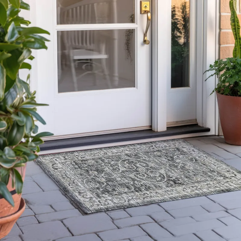 Tuscany Charcoal 1\'8\" x 2\'6\" Rug