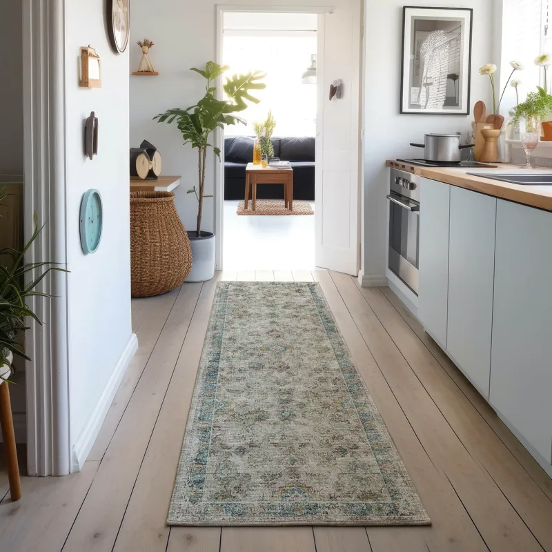 Tuscany Linen 2\'6\" x 8\' Runner Rug