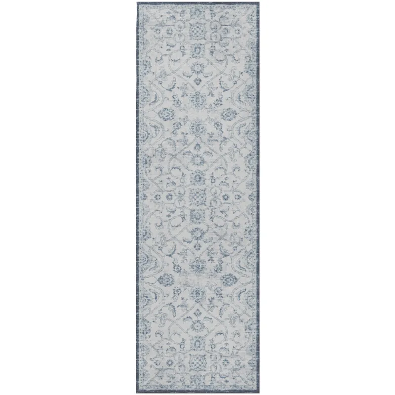Tuscany Denim 2\'6\" x 8\' Runner Rug