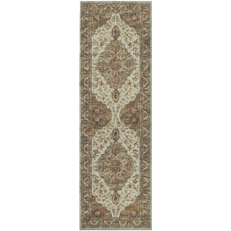 Tuscany Gold 2\'6\" x 8\' Runner Rug