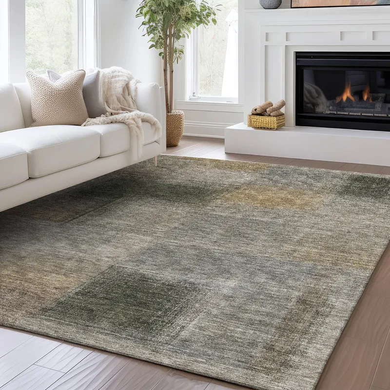 Luxury Washable Trevi Mocha 8\' x 10\' Rug