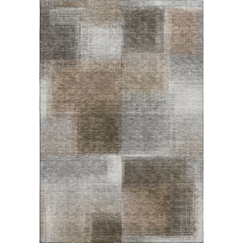 Luxury Washable Trevi Pewter 3\' x 5\' Rug